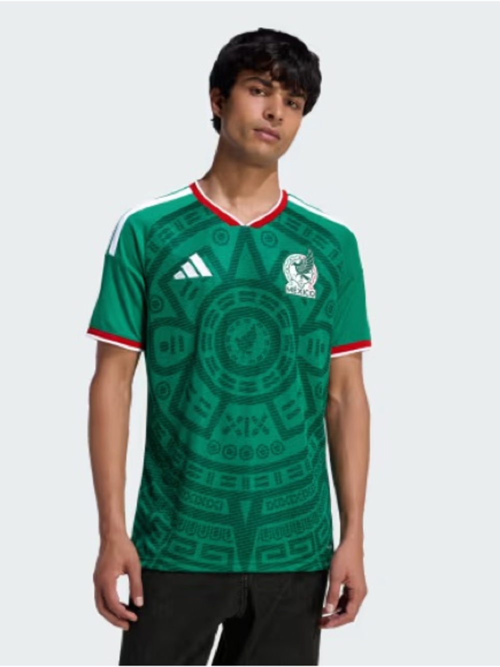 ⚽️ 🇲🇽 Adidas FIFA 2026 World Cup Mexico Green Soccer Jersey with Crest Climacool